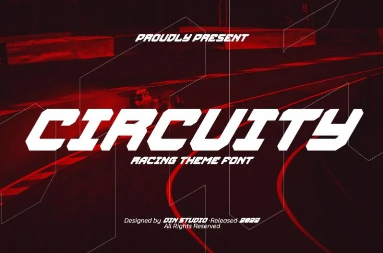 14 Best Racing Fonts to Create Stunning Design Din Studio