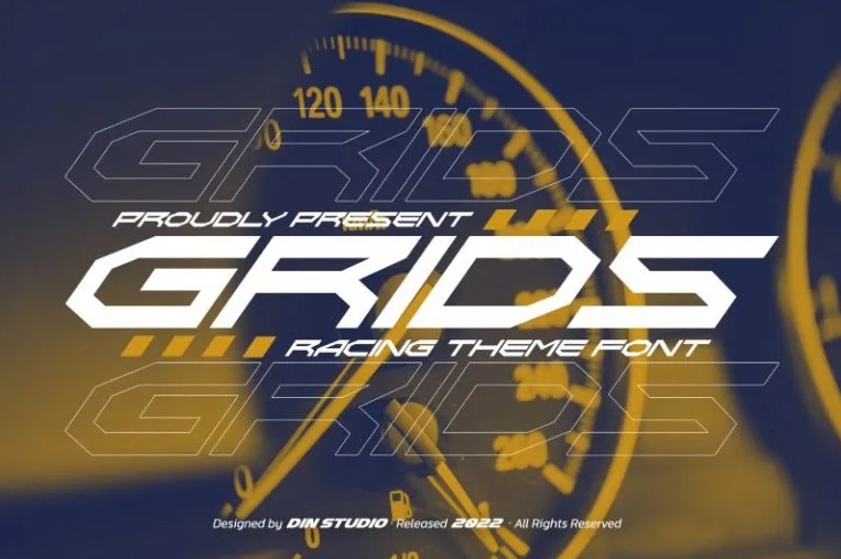 14 Best Racing Fonts to Create Stunning Design Din Studio