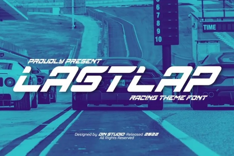 14 Best Racing Fonts to Create Stunning Design Din Studio