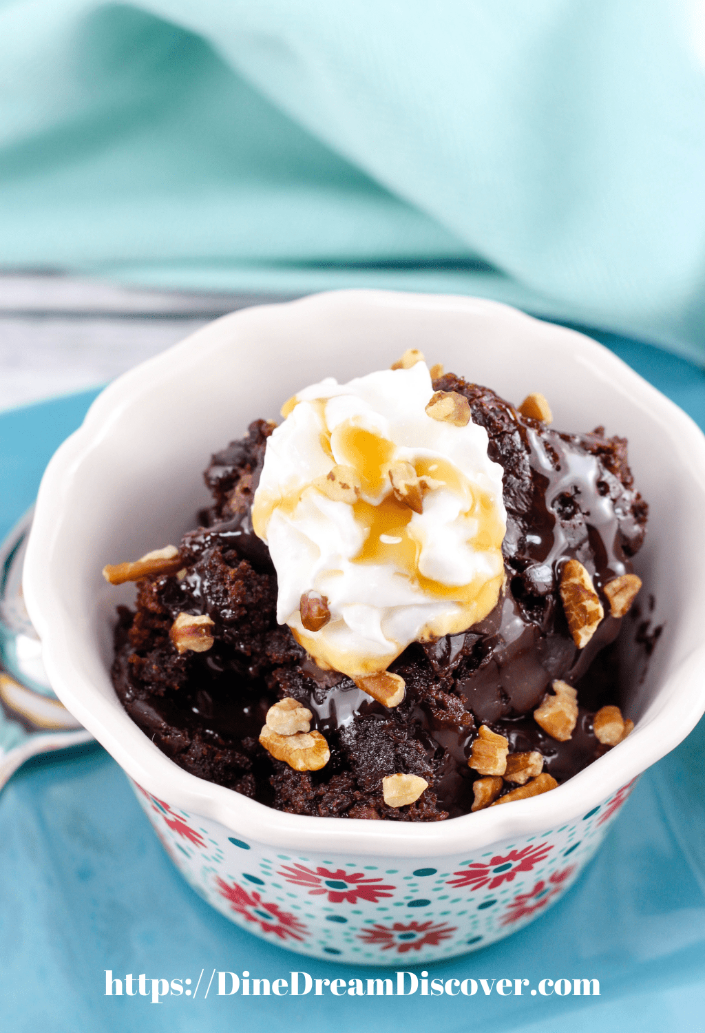 Slow Cooker Turtle Brownies Recipe Dine Dream Discover