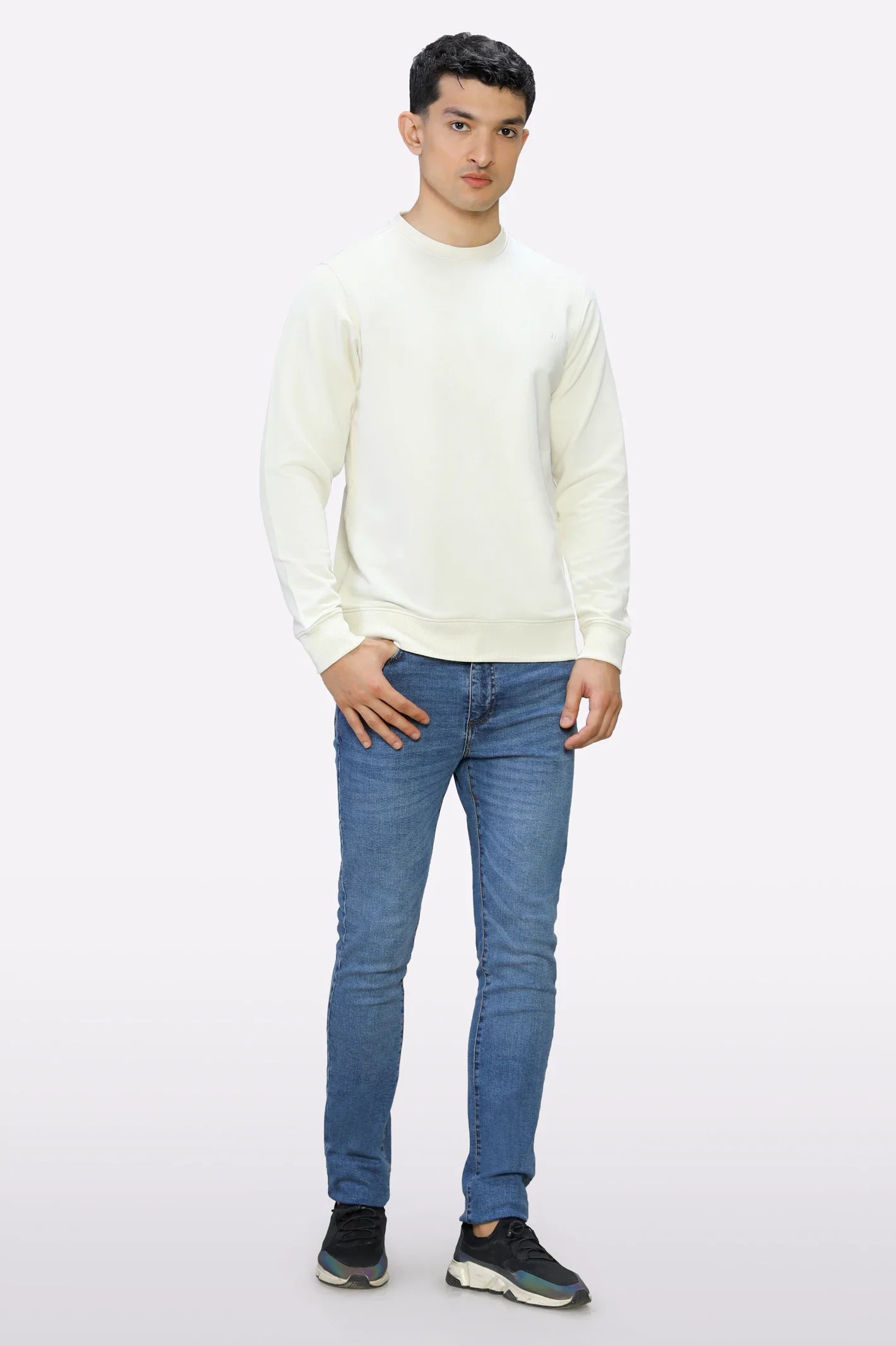Off White Sweatshirt Diners Pakistan