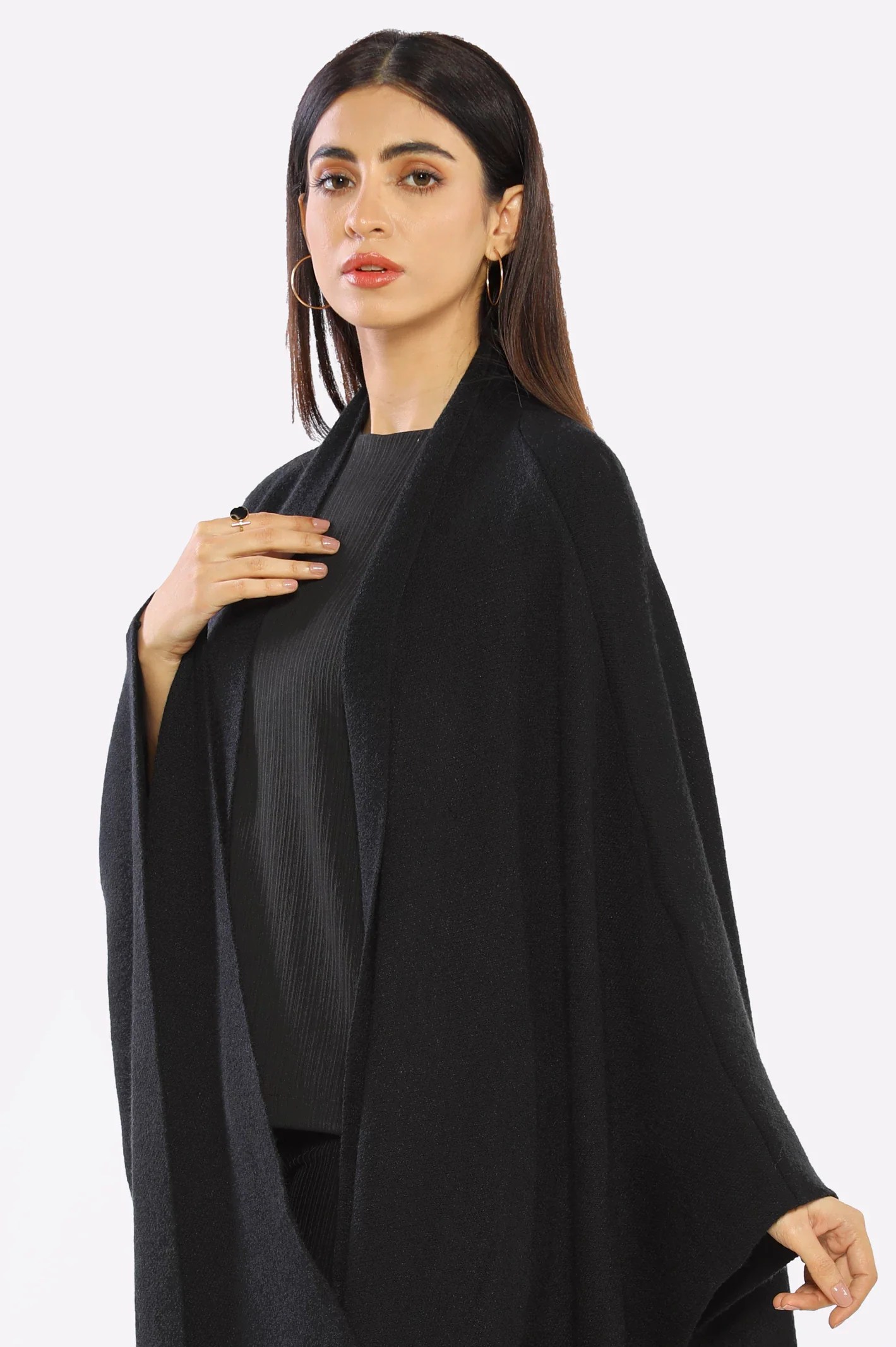 Black Cap Shawl Diners Pakistan