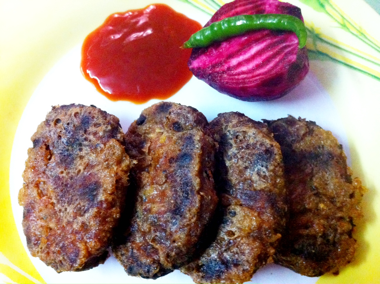 Beetroot Cutlet Vegetable cutlet healthy meal