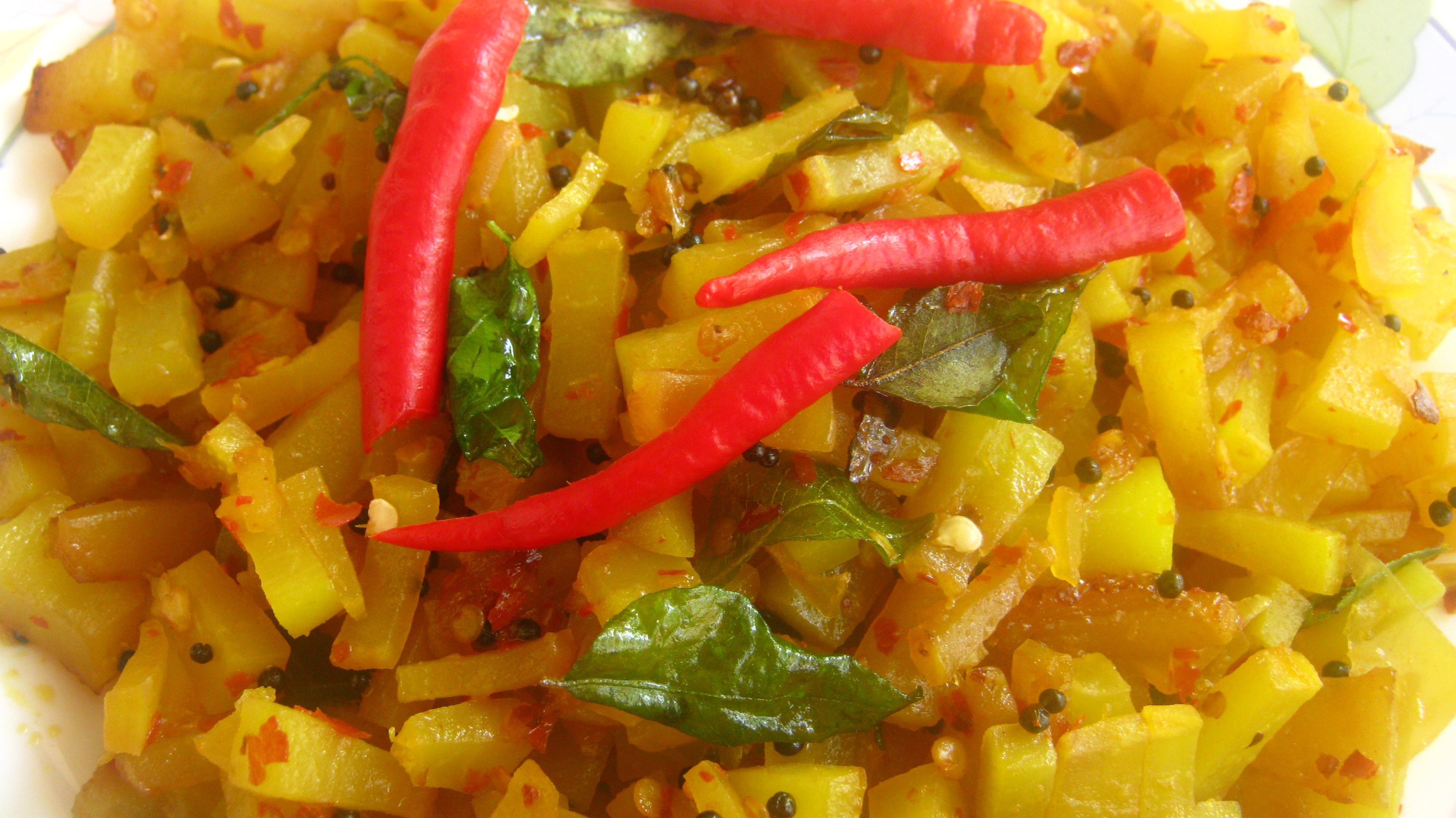 Stir Fried Papaya Recipe Kerala Kappanga Mezhukkupuratti Ularthu