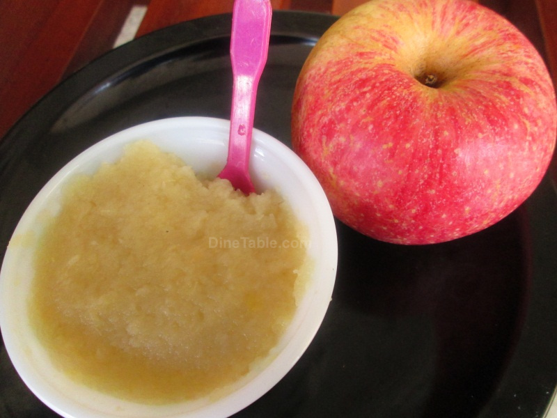 Healthy food recipe for babies Apple Puree recipe