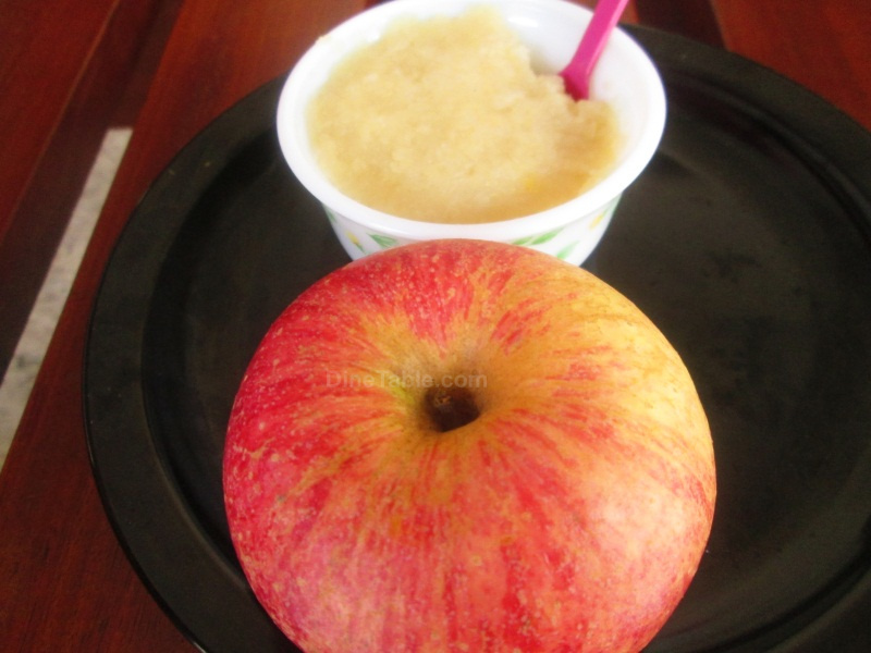 Healthy food recipe for babies Apple Puree recipe