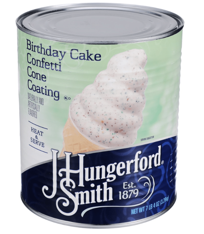 JHS Birthday Cake Cone Dip 3 Cs Dingman's Dairy