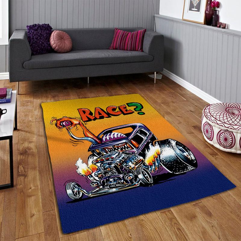 Race Rat Fink Rug Dingmun