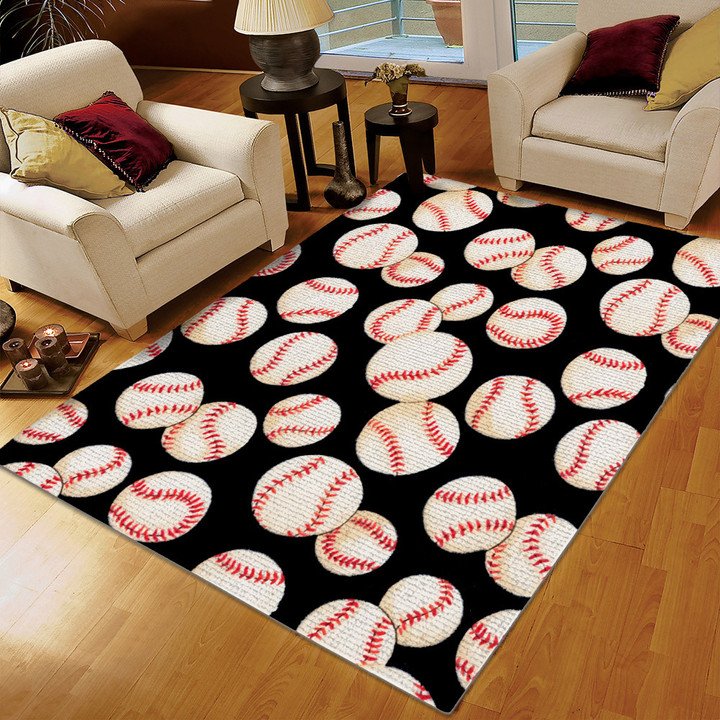 I'm Playing Baseball Area Rug Dingmun