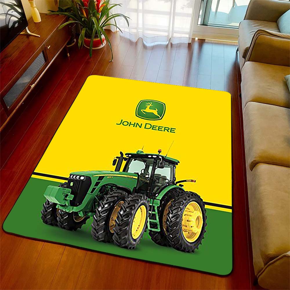 John Deere Tractor And Logo Area Rug Dingmun