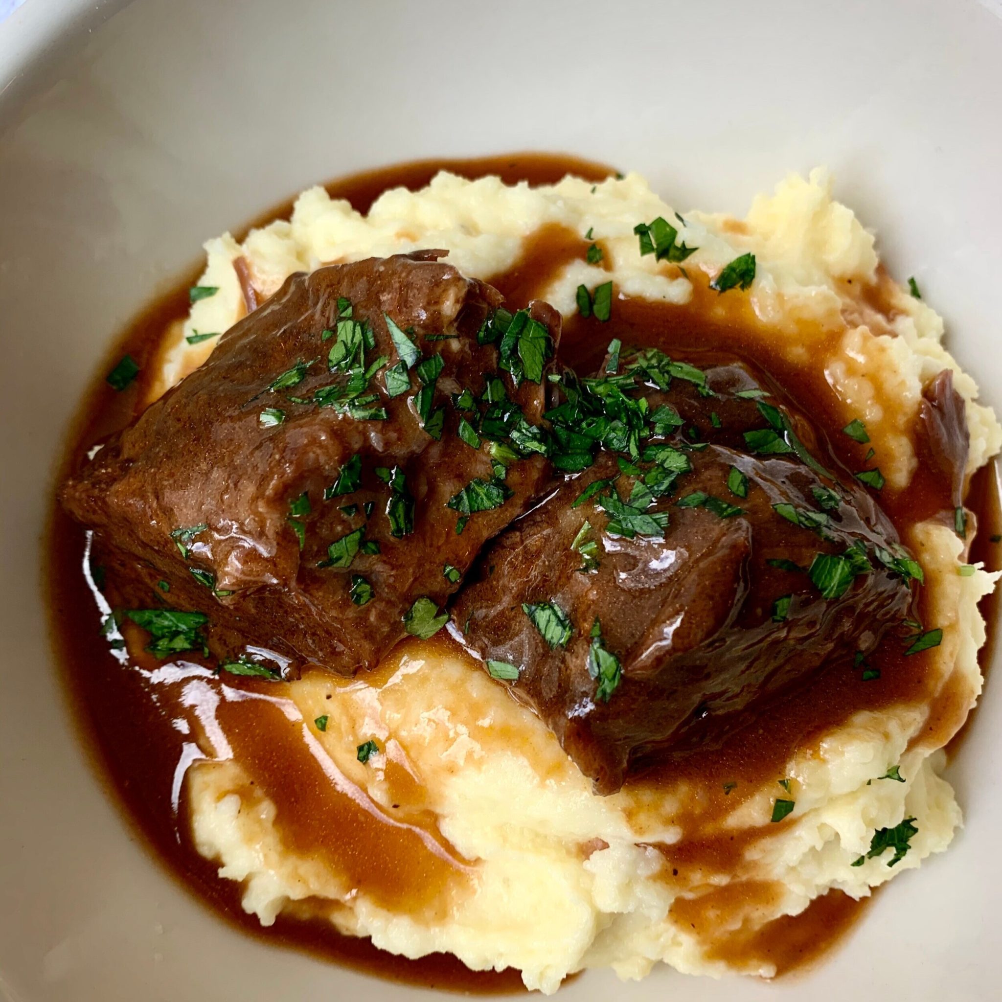 Red Wine Braised Short Ribs Dining by Kelly