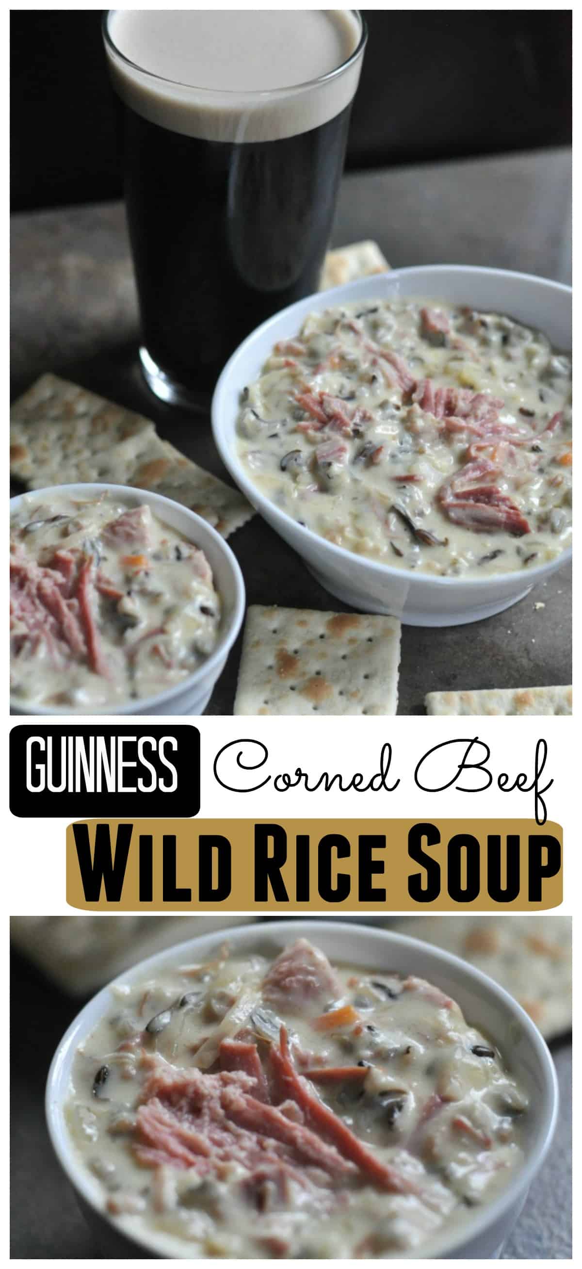 Guinness Corned Beef Wild Rice Soup Dining with Alice
