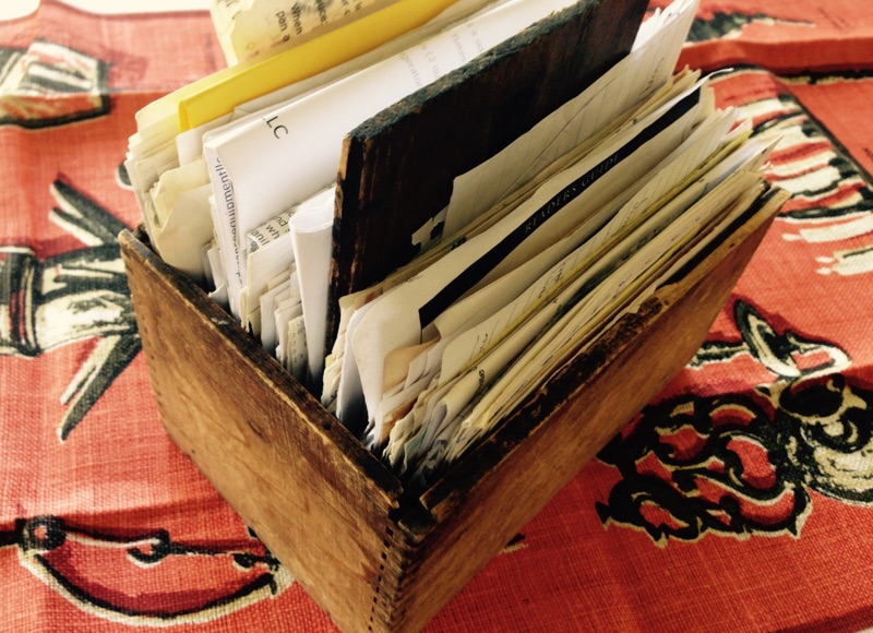 Recipe box treasures