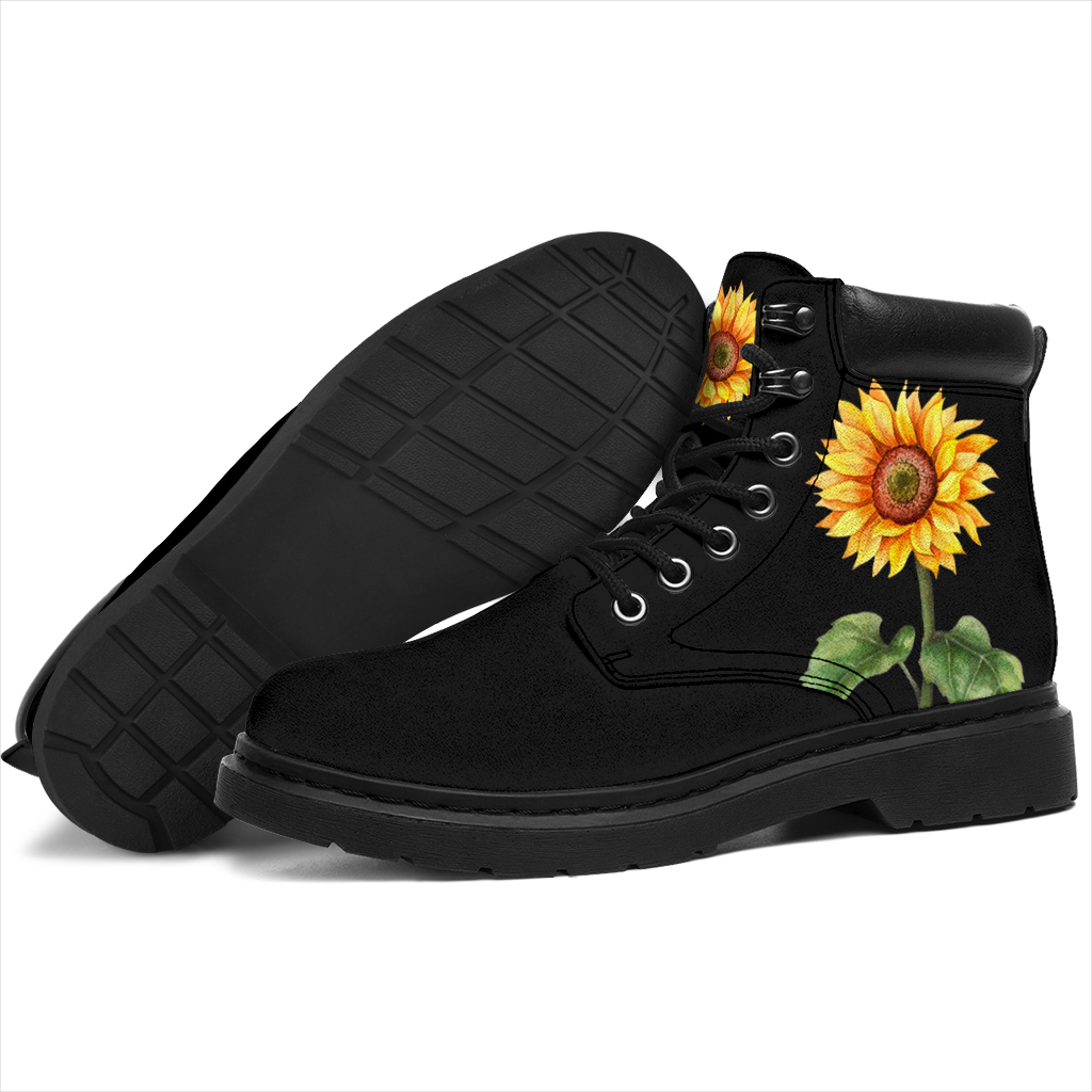 sunflower vegan boots
