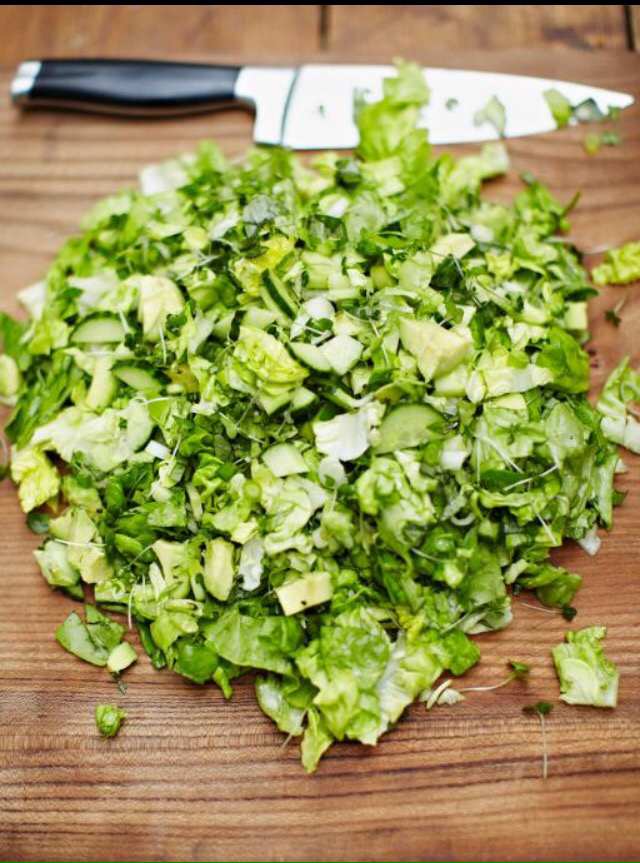 Jamie Oliver’s Chopped Green Salad Kitchen Therapy