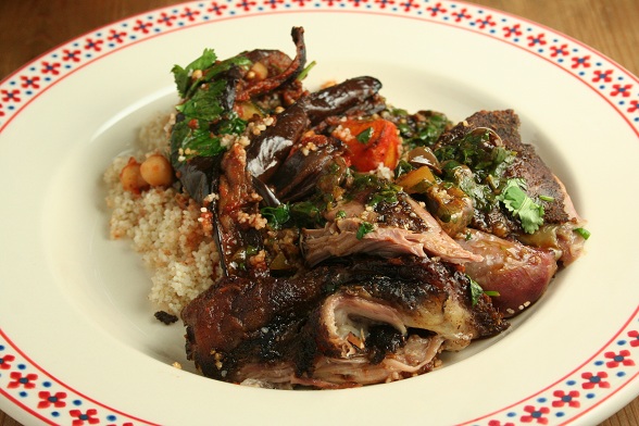 Slow Roast Shoulder of Lamb Moroccan Style Dinner Diary