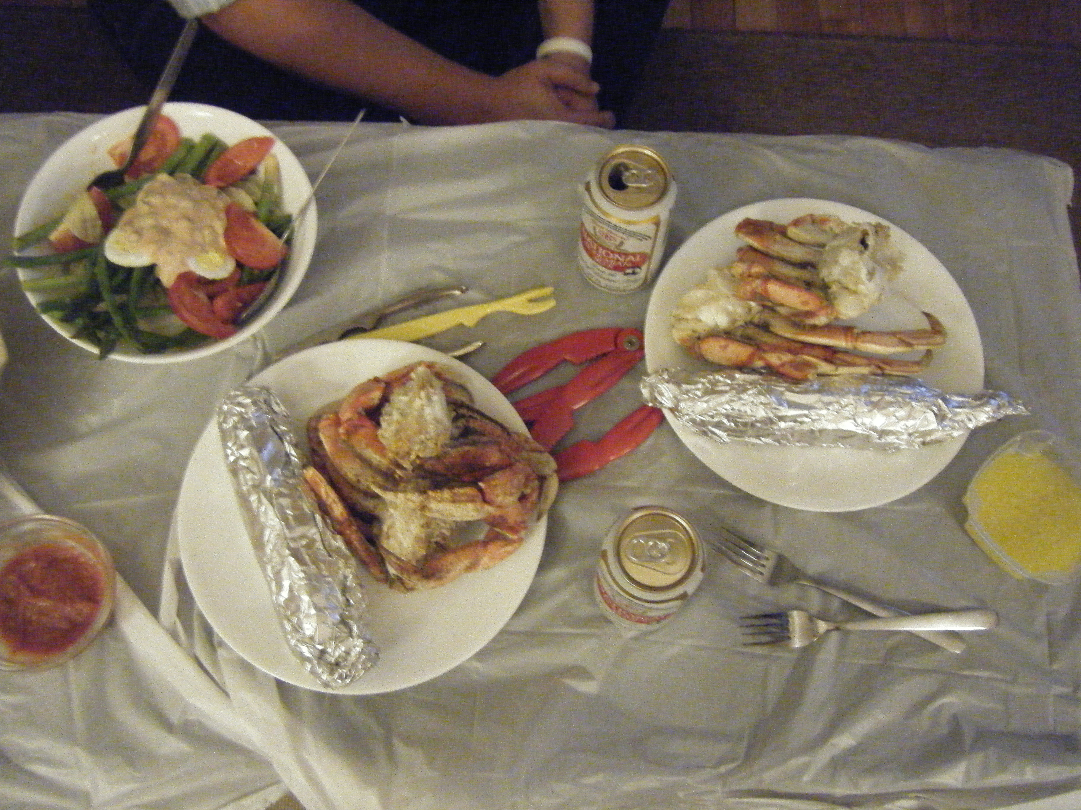 100. Crab Louis Dinner Is Served 1972