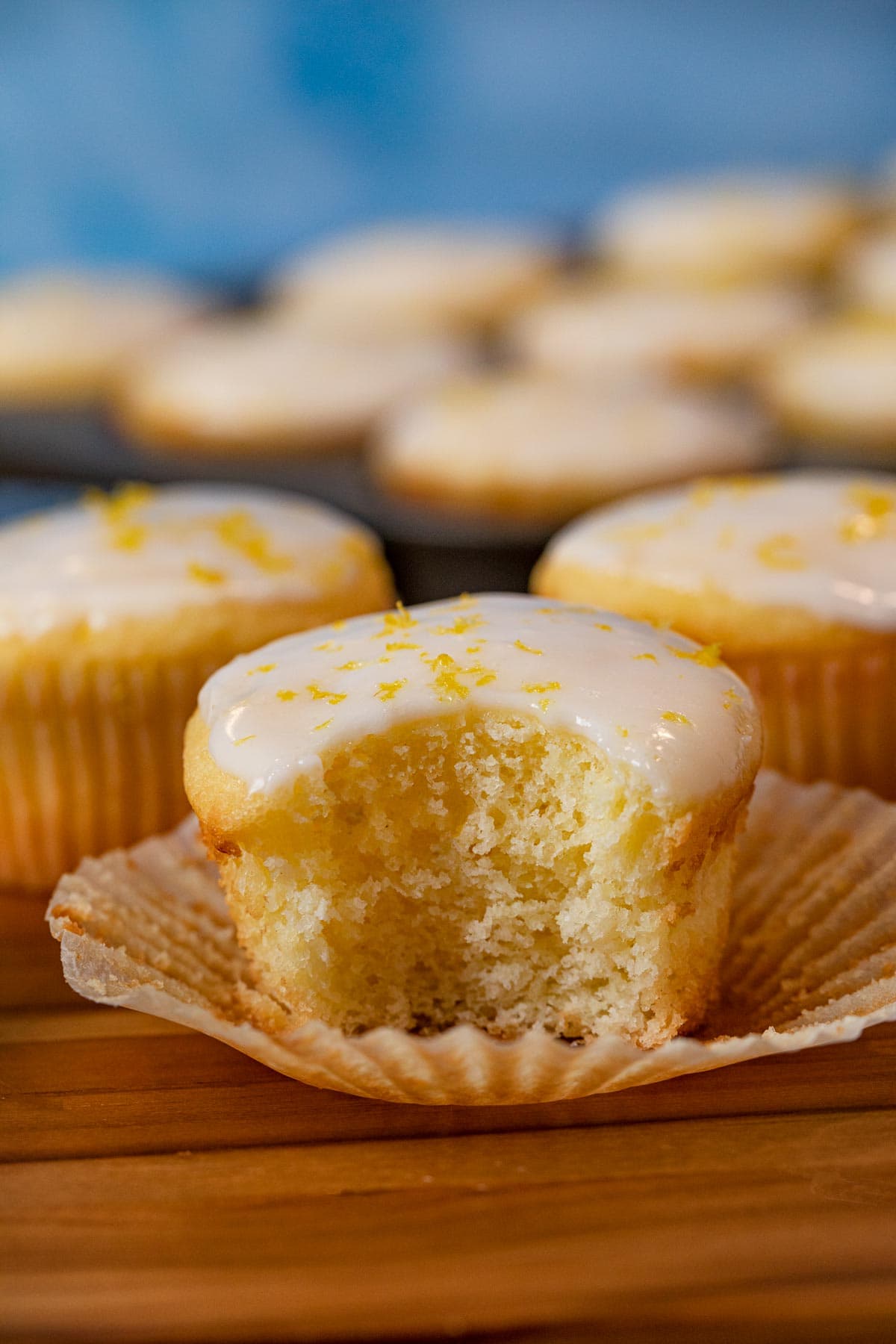 Iced Lemon Muffins Recipe Dinner, then Dessert