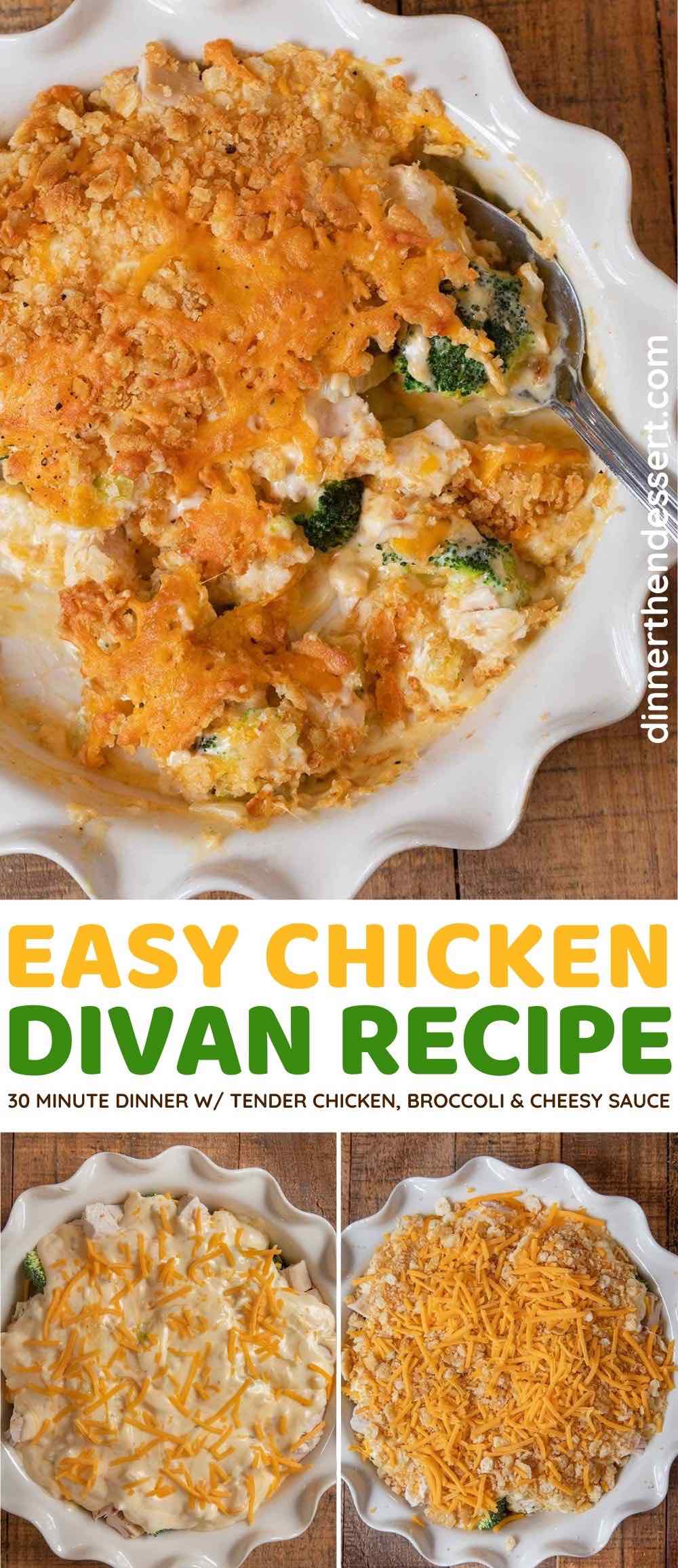 Chicken Divan Recipe Dinner, then Dessert