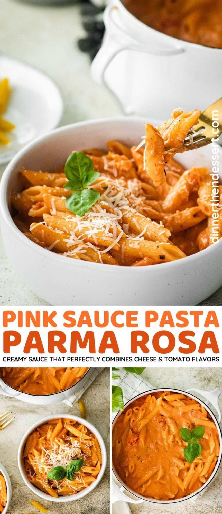 Pink Sauce Pasta (Parma Rosa) Recipe Dinner, then Dessert