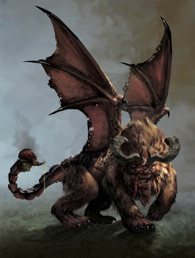 Manticore Greek Mythology