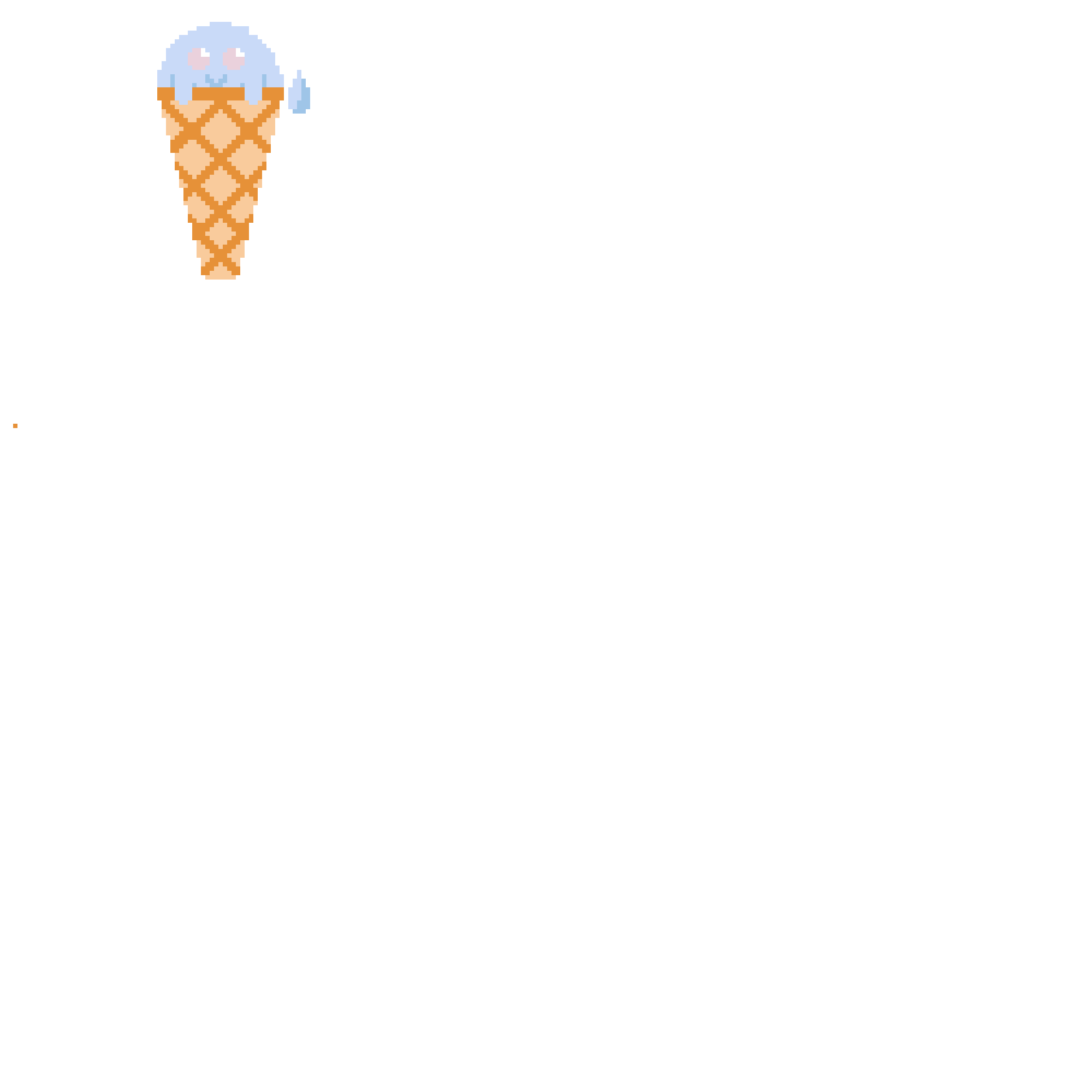 Cute ice cream pixel art