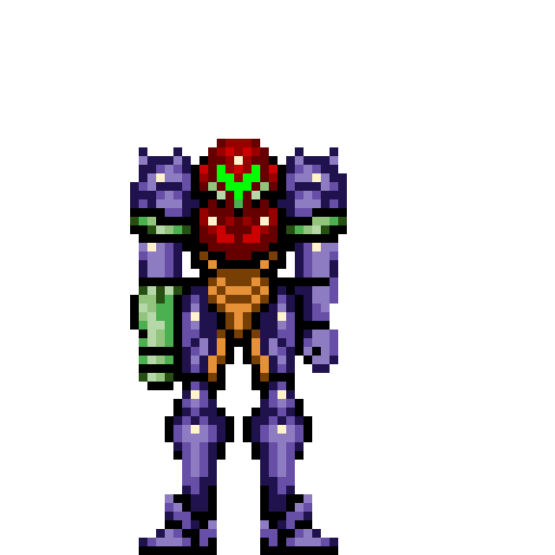 Super metroid gravity suit samus contest pixel art