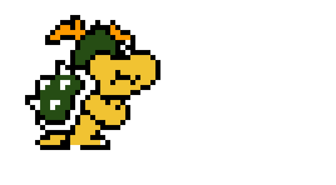 Bowser jr pixel art
