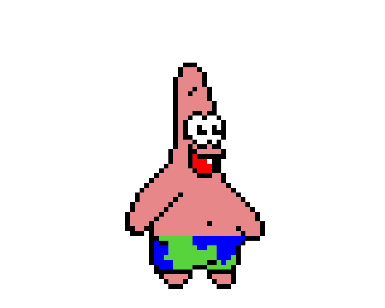 Patrick star contest pixel art