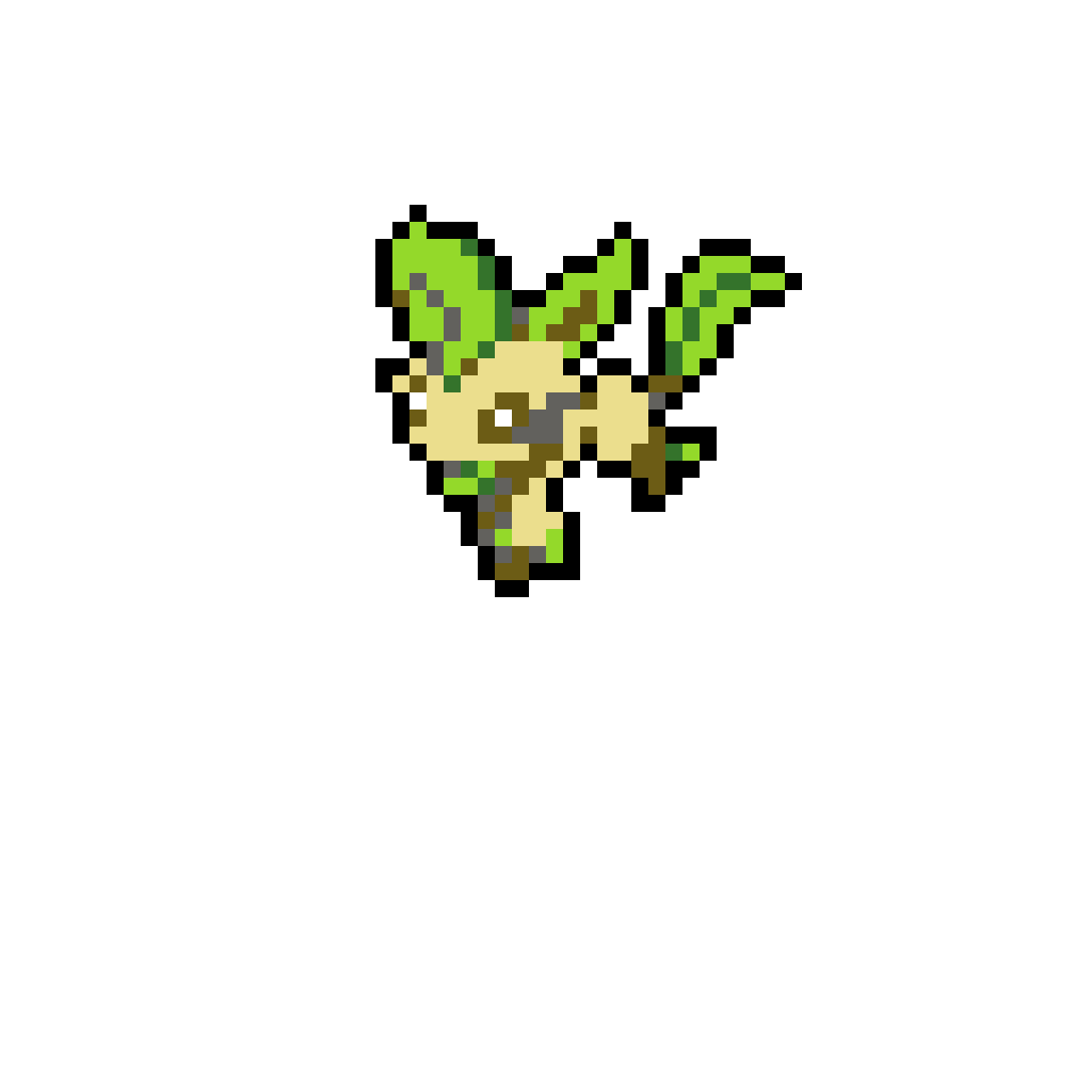 Leafeon pixel art