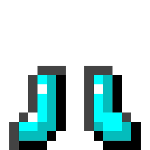 Leather boots pixel art