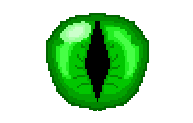 Dragon eye i am bored comment down art ideas bc i have art block pixel art