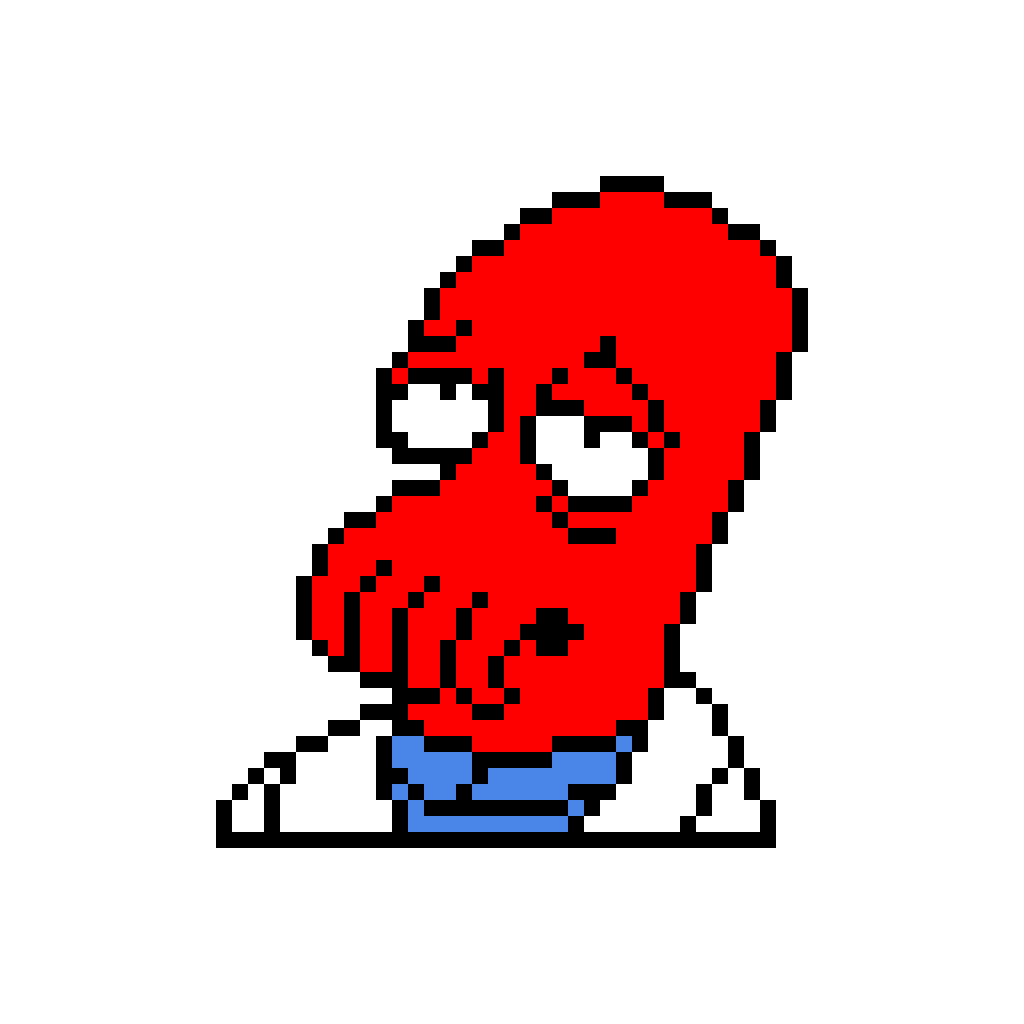 Zoidberg pixel art