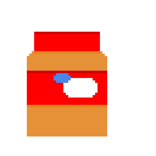 Peanut butter pixel art