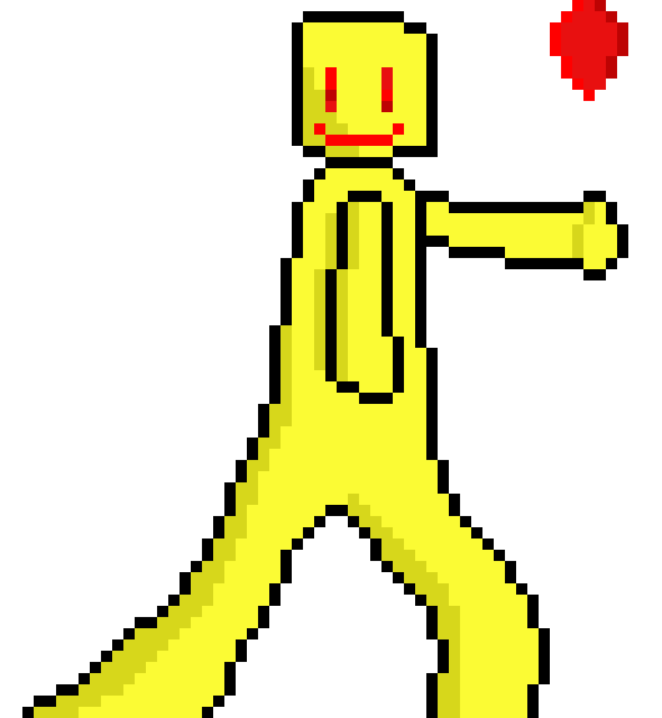 Red sus part three pixel art