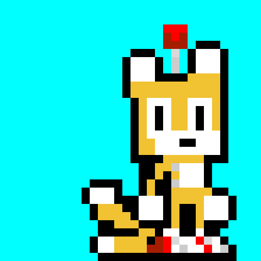 The tails doll pixel art