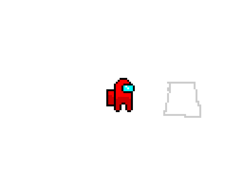 Among us pixel art