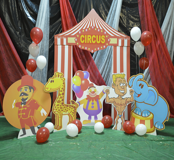 Carnival & Circus Cardboard Cutout Standup Props Dino Rentos Studios
