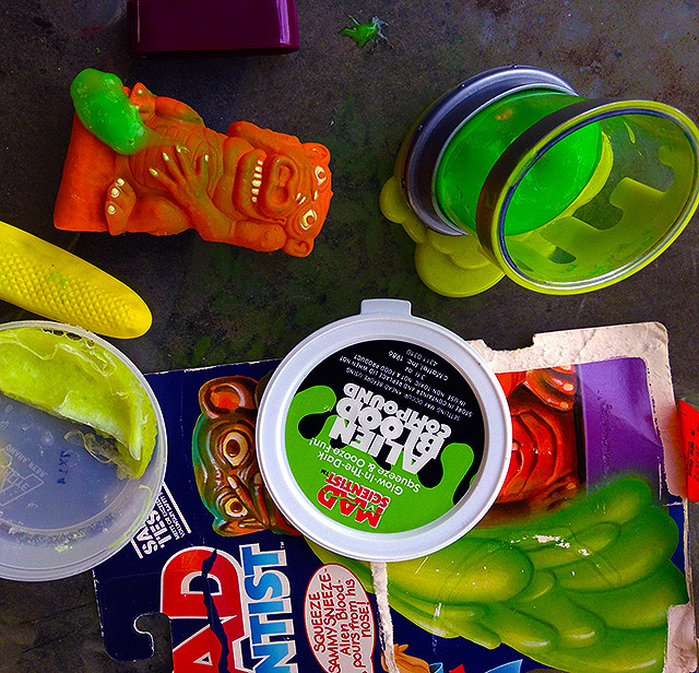 Mad Scientist toys were gross and great. Dinosaur Dracula!