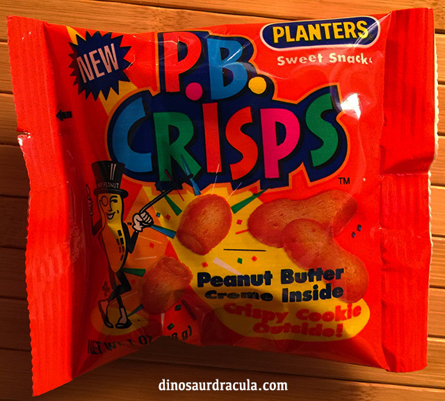 Opening a pack of P.B. Crisps from 1993! Dinosaur Dracula!