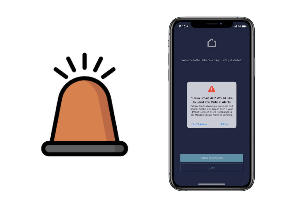 iOS Critical Alerts to enhance your home security Dinsafer