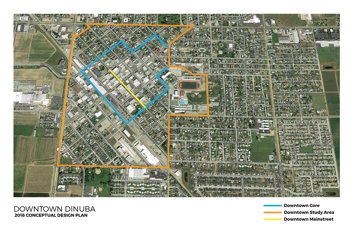 DOWNTOWN DINUBA CAL POLY URBAN PLANNING STUDY