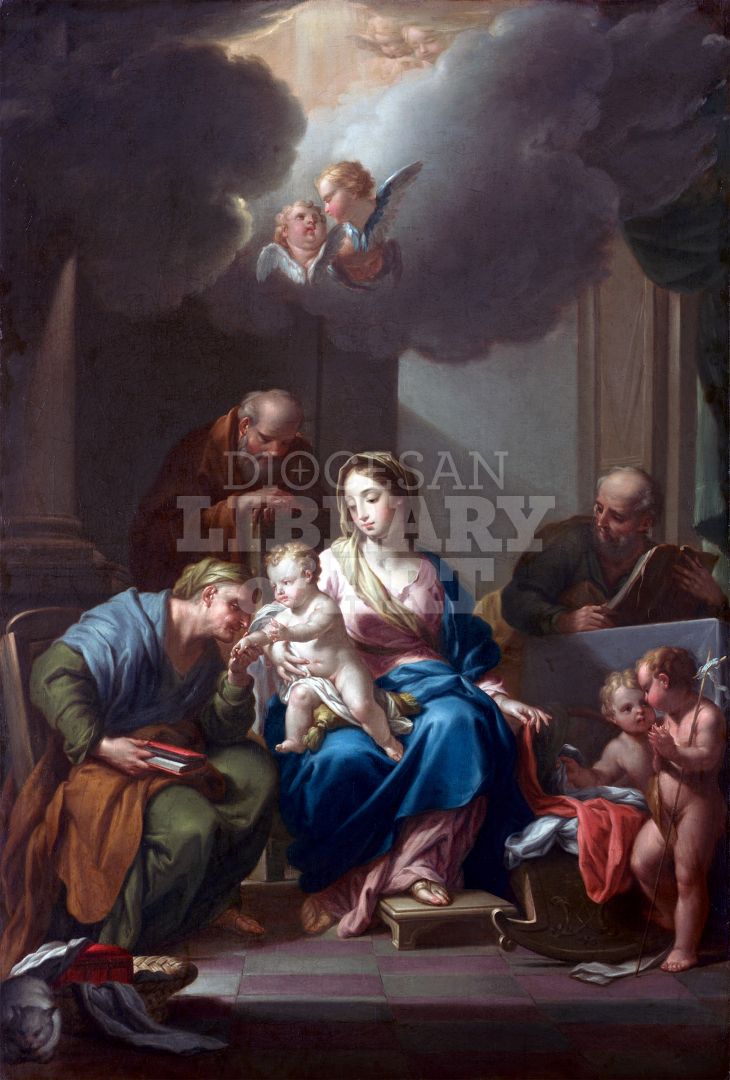 Diocesan Library of Art The Holy Family With Saints Anne, Joachim