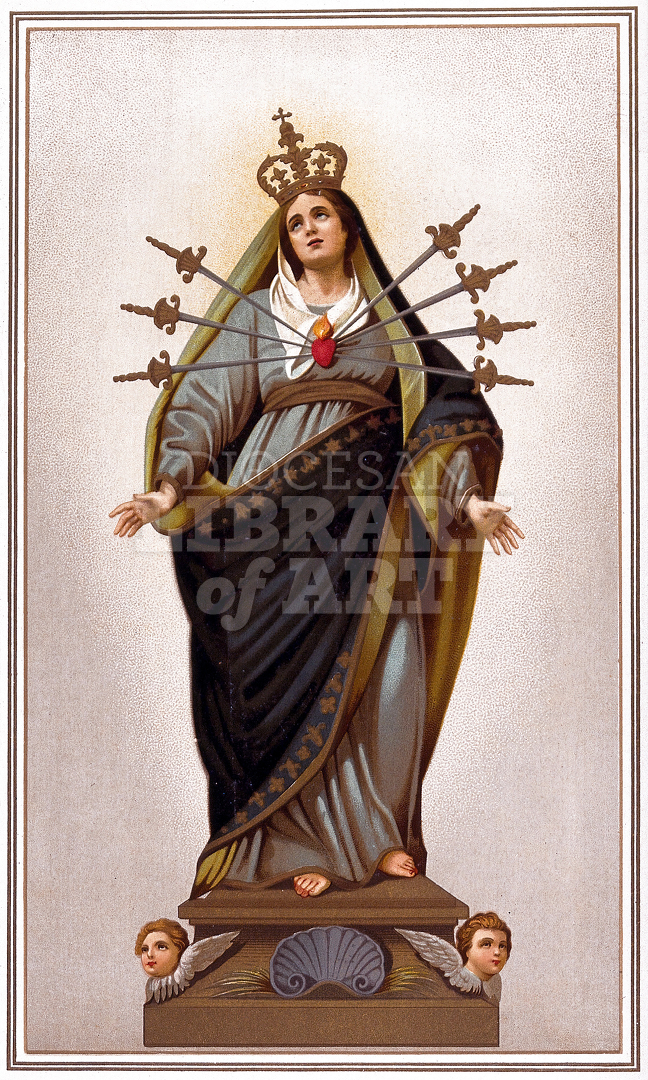 Diocesan Library of Art Saint Mary (The Blessed Virgin) As The Virgin