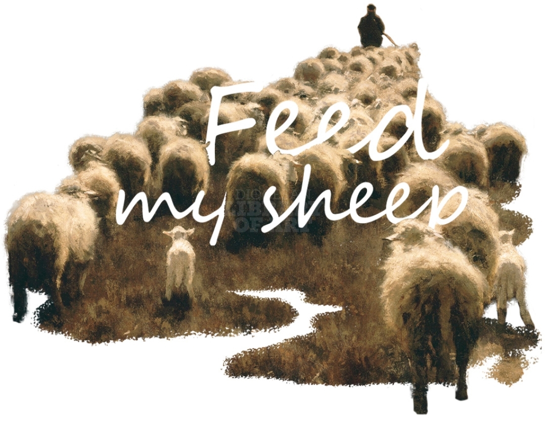 Diocesan Library of Art Feed My Sheep Clipped Design