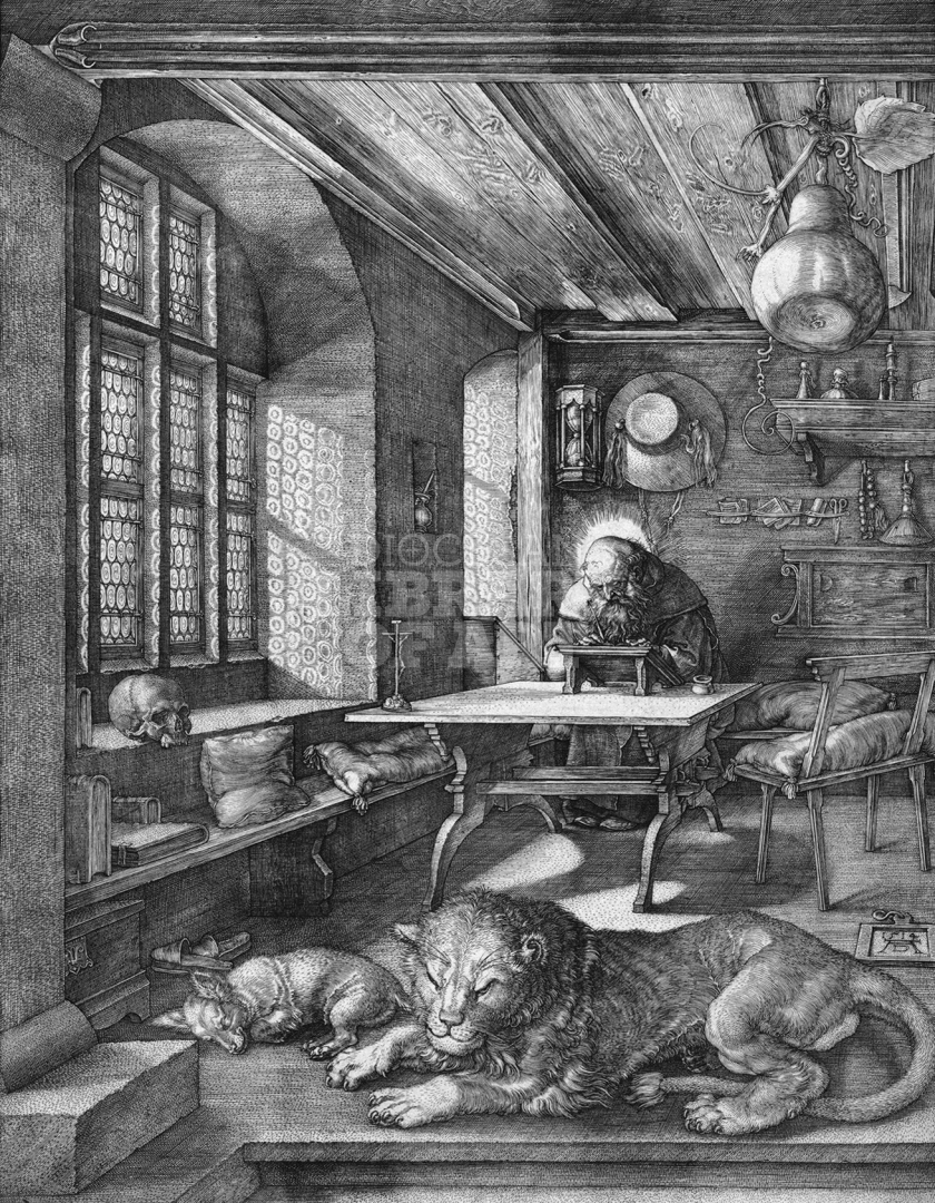 Diocesan Library of Art Saint Jerome In His Study