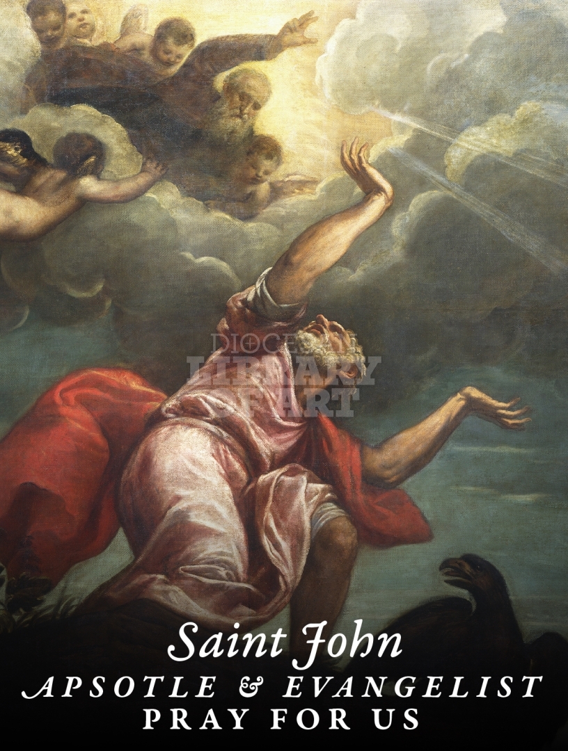 Diocesan Library of Art Saint John Apostle And Evangelist Full Page