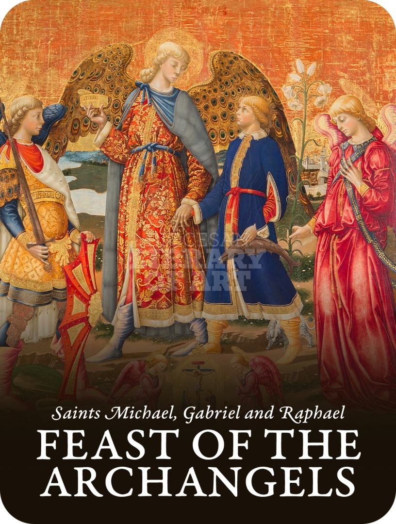 Diocesan Library of Art Feast Of The Archangels Full Page