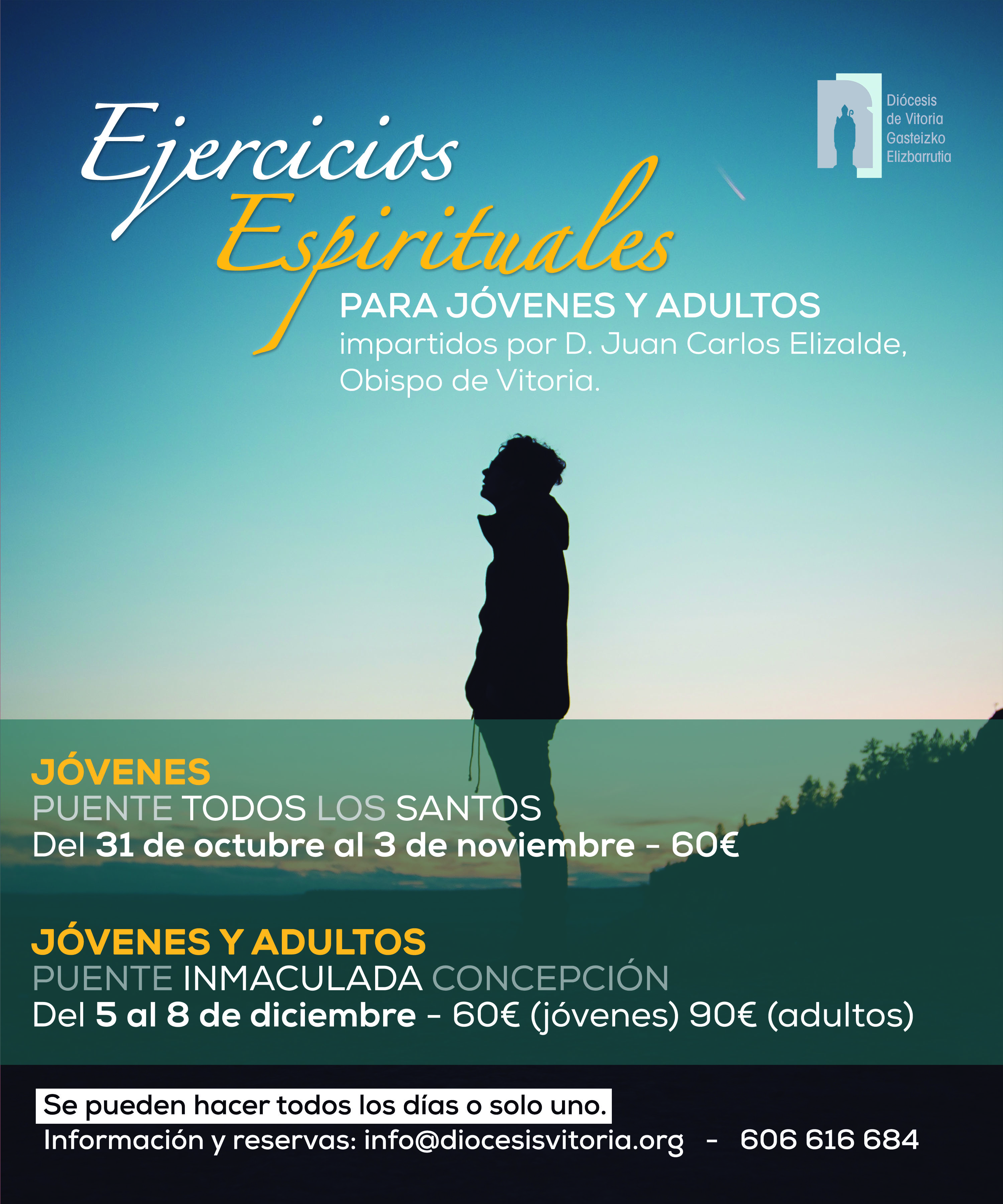 Ejercicios espirituales para jóvenes y adultos en diciembre Diócesis