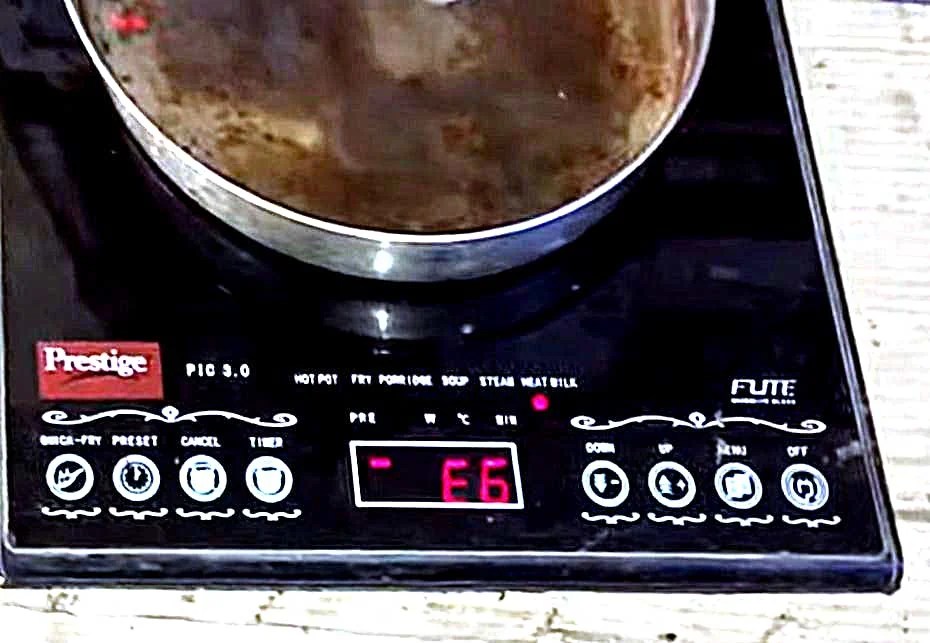 E0 To E9 Induction Cooker Error Code With Solution Dip Electronics LAB